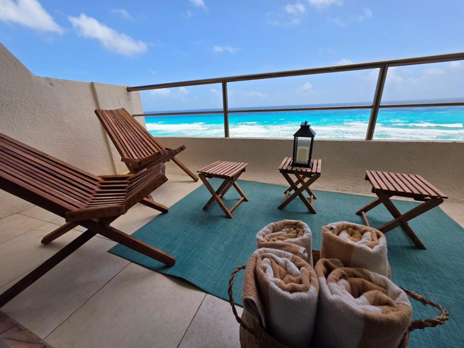 Perfect Vacation Getaway,Ocean View,Wifi, Beach Cancún Exterior foto